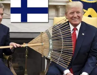 Trump, Finlandiya'da alay konusu oldu