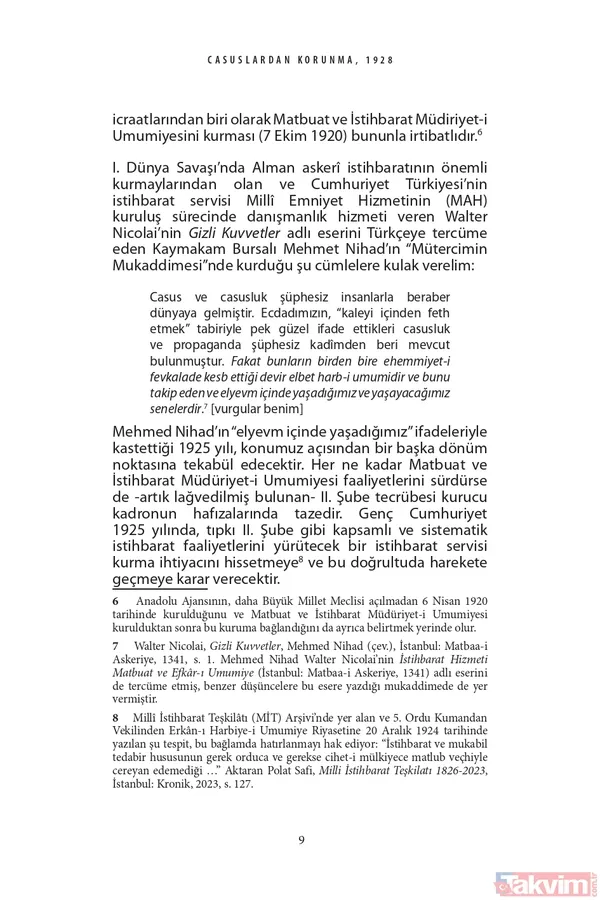 Yıllar önce basıldı yeniden yayınlandı: Casuslardan korunma! İngiliz propagandası 97 yıllık raporda! - 18
