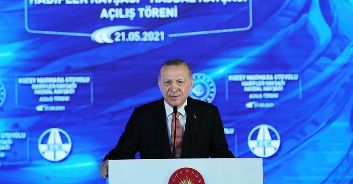 Kuzey Marmara Otoyolu hizmete açıldı! Başkan Erdoğan'dan flaş açıklamalar