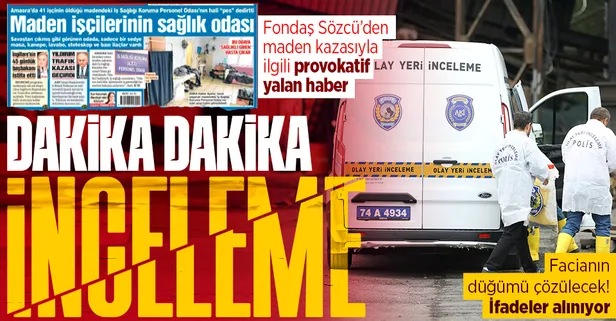 Bartın Amasra'daki maden kazası sonrası 50 kişinin ifadesi alındı! Patlama öncesi neler yaşandı? Sözcü'den maden kazasıyla ilgili provokatif yalan haber