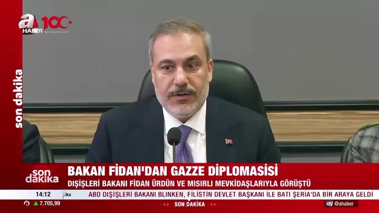Dışişleri Bakanı Hakan Fidan'dan Gazze diplomasisi! Temaslar peş peşe geldi