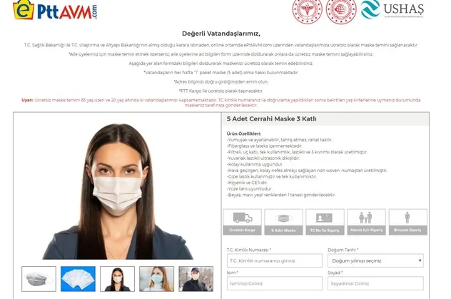 Son dakika: PTT ücretsiz maske dağıtımına başlıyor! Maske nasıl temin edilecek, başvuru nereden yapılacak?