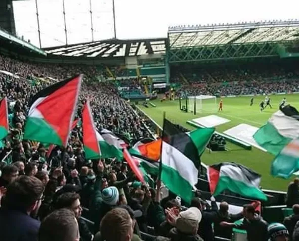 Celtic taraftarından Filistin’e destek