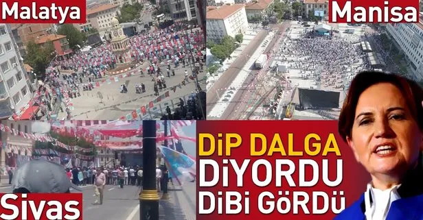 Dip dalga diyordu dibi gördü!