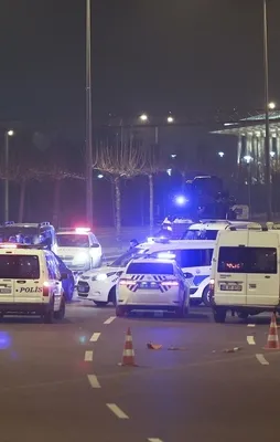 Cumhurbaşkanlığı Külliyesi önünde hareketli anlar