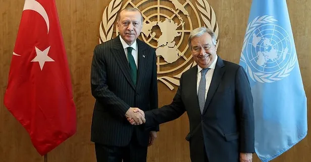 Ana gündem Suriye! Başkan Erdoğan Antonio Guterres ile görüştü