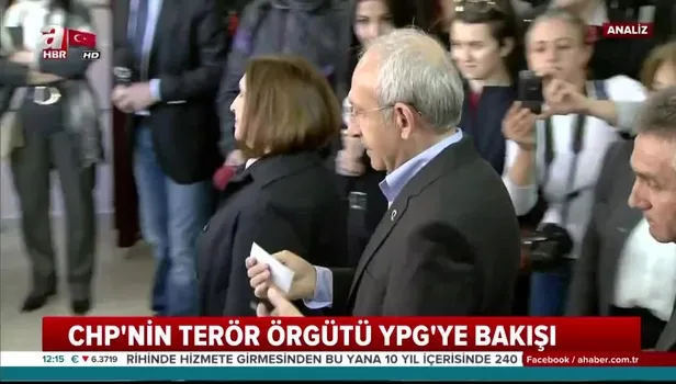 İşte CHP'nin eli kanlı YPG'ye bakış açısı!