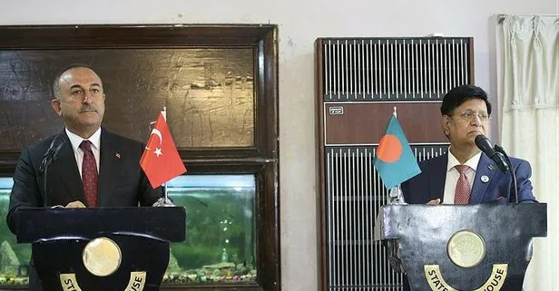 Son dakika: Dışişleri Bakanı Mevlüt Çavuşoğlu Bangladeşli mevkidaşı Momen ile görüştü