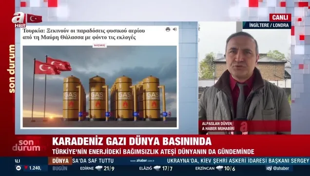 Karadeniz gazı dünya basınında