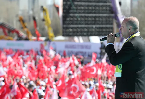 Cumhur İttifakı Ankara miting alanı saatler öncesinden doldu taştı - 17