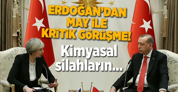 Erdoğan, May ile görüştü!