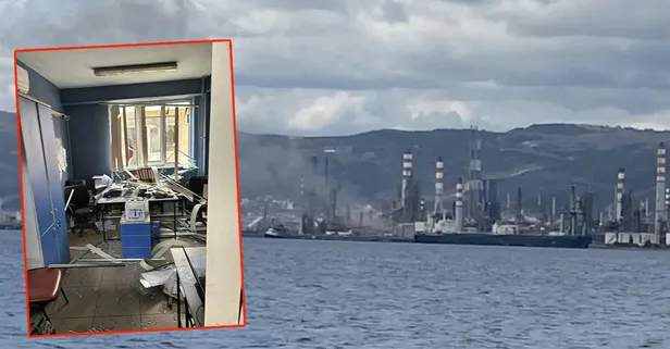 İzmit Tüpraş rafinerisinde şiddetli patlama! Tatbikat sonrası dumanlar yükseldi... Yangın kontrol altına alındı