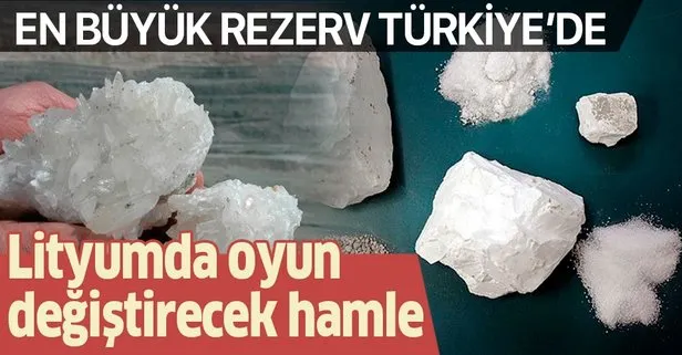 Lityumda oyunu değiştirecek ’bor’ hamlesi