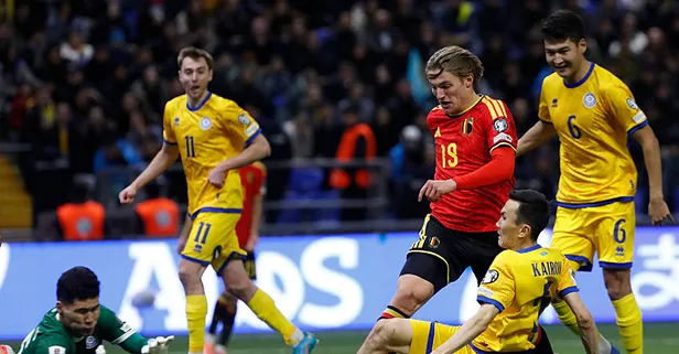 Kupa bileti son maça kaldı! Kazakistan - Belçika: 1-1 | MAÇ SONUCU