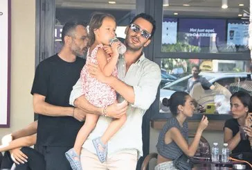 Barış Arduç kızı ile Bebek’te görüntülendi