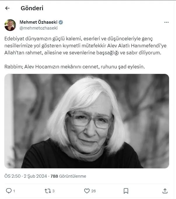 Usta Yazar Alev Alatlı hayatını kaybetti! Hep yerli durdu... Filistin davasının sesi oldu-6