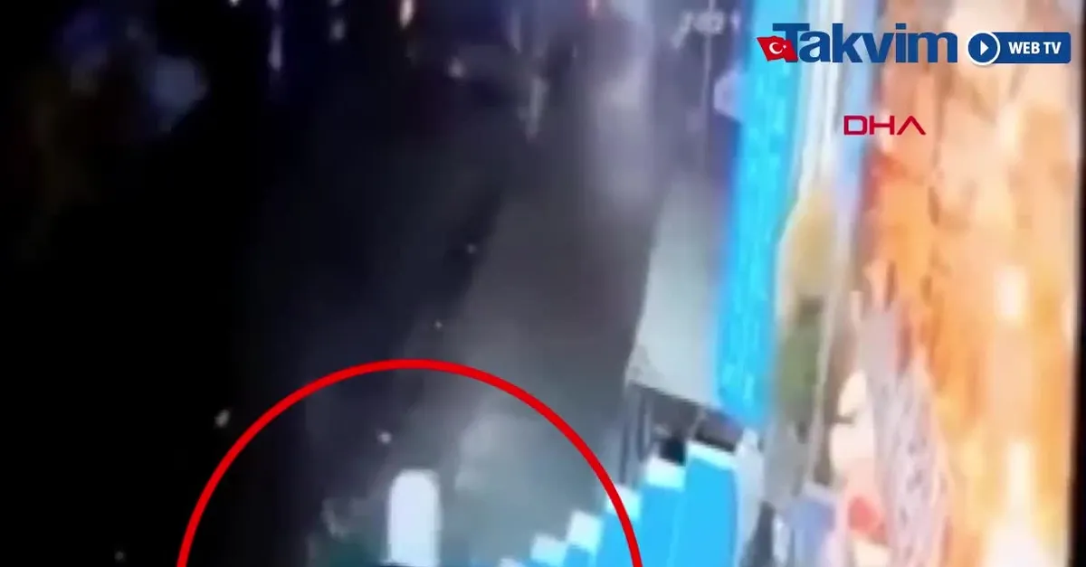 Ölümden kıl payı kurtuldu! O anlar kamerada
