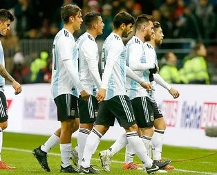 Arjantin İsrail maçını iptal etti