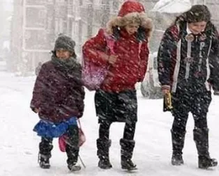 O ilde eğitime kar tatili!