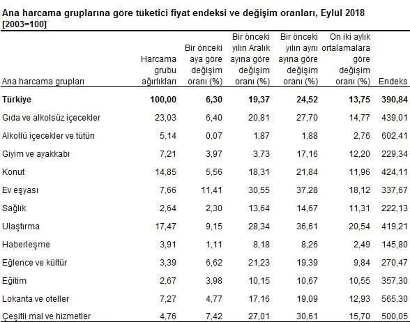 Son dakika: Enflasyon rakamları açıklandı! Enflasyon kaç oldu?-3