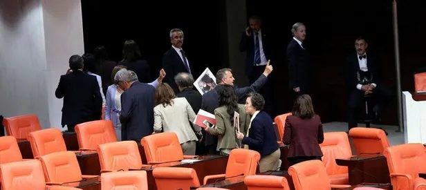 TBMM’de CHP-HDP provokasyonu