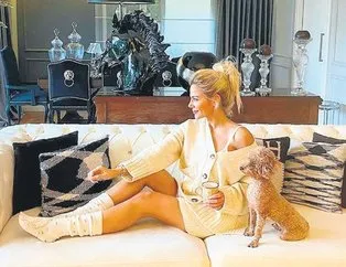 Burcu Şendir, karantinada da kural bozmadı