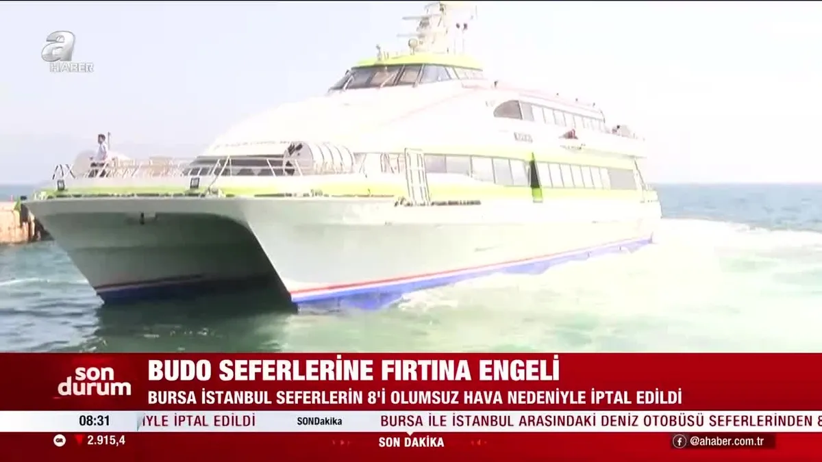 BUDO'da 8 sefer iptal edildi!