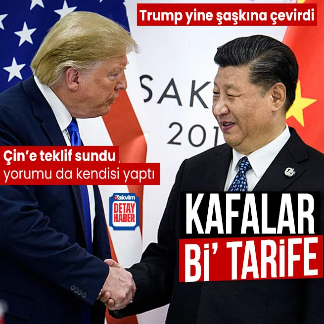 Trump yine kafaları karıştırdı! Çin’e dikkat çeken gümrük vergisi mesajı