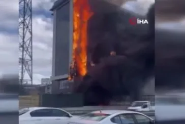 İstanbul Bahçelievler'de bir özel okulda yangın! Ekipler bölgede