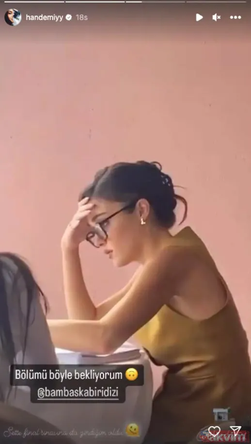 Sabancı olmak için eğitim aşkına düştü! Hande Erçel okula geri döndü sette final sınavına girdi! Hakan Sabancı etkisi... - 6