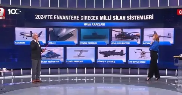 A Haber ekranlarında tek tek anlatıldı! 2024'te TSK envanterine girecek milli silah sistemleri hangileri? Yeni nesil gemiler, yerli SİHA'lar...