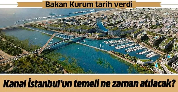 Çevre ve Şehircilik Bakanı Murat Kurum’dan ’Kanal İstanbul’ açıklaması: 2021’in İlk yarısında temelleri atılır
