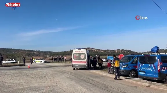 Uşak'ta feci kaza: Yaşlı çift hayatını kaybetti