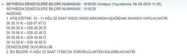 Türkiye’den Yunanistan ve Mısır’ın sözde anlaşmasına sahadan yanıt! Navtex ilan edildi-2