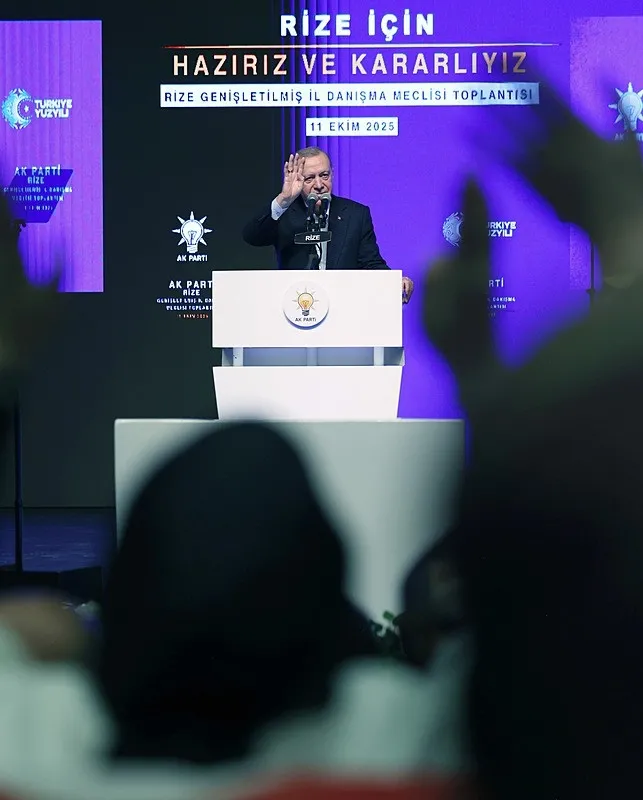 Başkan Erdoğan AK Parti İl Danışma Meclis Toplantısı'nda önemli açıklamalarda bulundu (İHA)