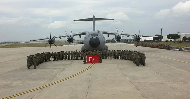 Türk askerinin Kosova'ya 2'nci ve 3'üncü intikal uçuşu tamamlandı