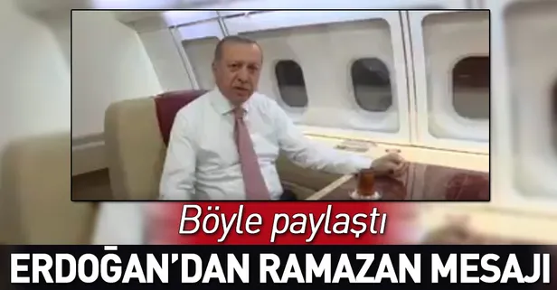 Cumhurbaşkanı Erdoğan'dan Ramazan mesajı