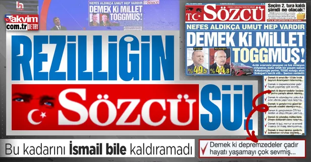 CHP'nin yayın organı Sözcü hem TOGG'u hem depremzedeleri hedef aldı!