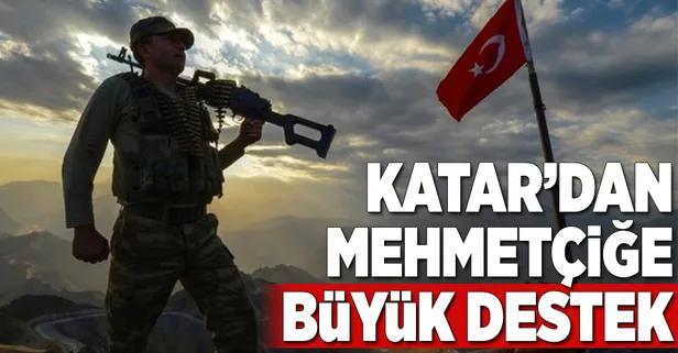Katar'dan Mehmetçiğe büyük destek