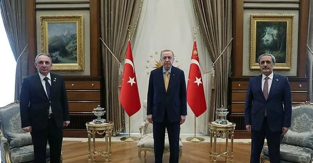 Son dakika: Başkan Erdoğan, Azerbaycan Cumhuriyeti Başsavcısı Aliyev’i kabul etti