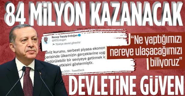 Başkan Recep Tayyip Erdoğan: "Ne yaptığımızı biliyoruz, nereye ulaşacağımızı biliyoruz, kazanan 84 milyonun her bir ferdi"