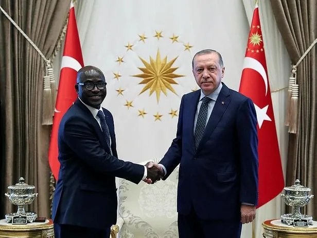 Başkan Erdoğan Burkina Faso'nun Ankara Büyükelçisi'ni kabul etti-1