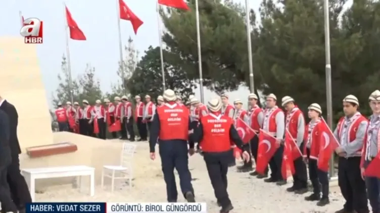 Çanakkale zaferi ile destanlaşan 57. Alay için vefa yürüyüşü