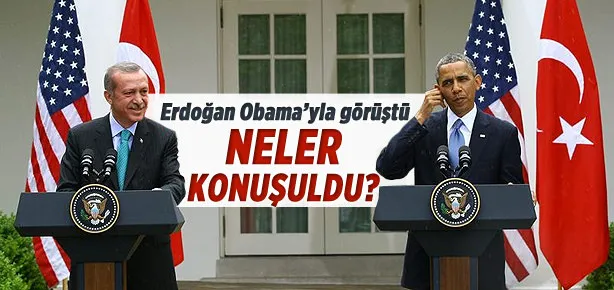 Erdoğan, Obama ile görüştü