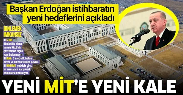 Başkan Erdoğan MİT’in Ankara’daki karargahı KALE’yi hizmete açtı
