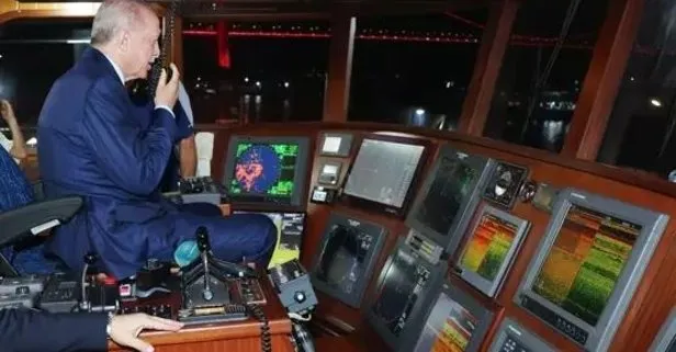 Başkan Erdoğan av sezonunu açan balıkçılara telsizden seslendi: Bol bereketli olsun inşallah
