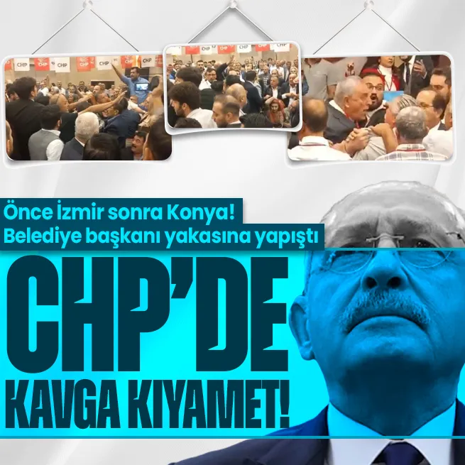Son dakika: Önce İzmir şimdi de Konya! CHP il kongrelerinde kavga kıyamet! Belediye başkanı rahatsızlık geçirdi