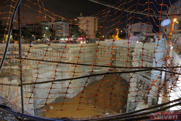 Ümraniye'de metro inşaatı yakınında göçük - 7