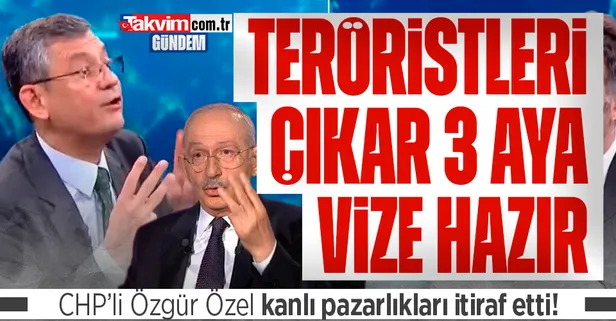 CHP'li Özgür Özel'in vize palavrası! Amaç Avrupa'da serbest dolaşım değil FETÖ ve PKK'lılara özgürlük