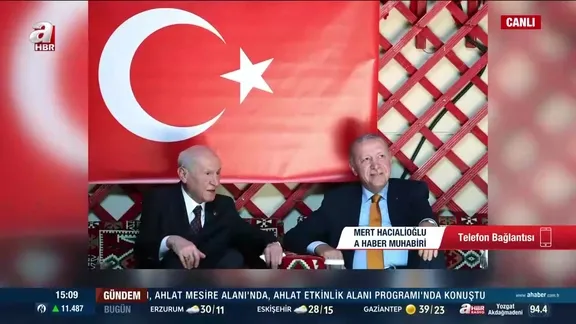 Ahlat'ta Başkan Erdoğan ve Devlet Bahçeli görüşmesi